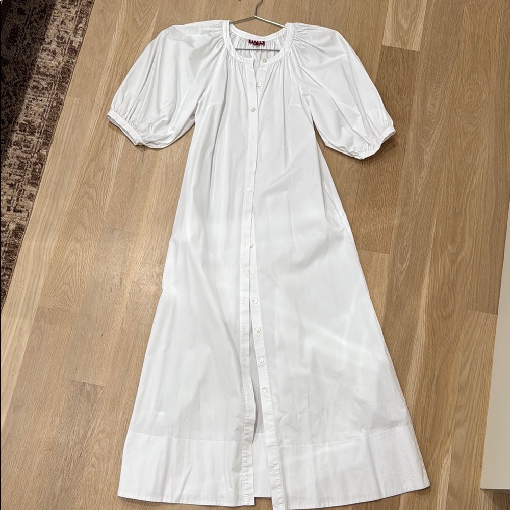 STAUD White Vincente dress XS